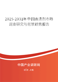 2025-2031年中國(guó)去漬劑市場(chǎng)調(diào)查研究與前景趨勢(shì)報(bào)告