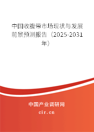中國收腹帶市場現(xiàn)狀與發(fā)展前景預(yù)測報告（2024-2030年）