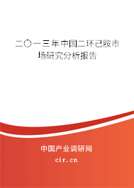 二〇一三年中國(guó)二環(huán)己胺市場(chǎng)研究分析報(bào)告