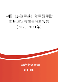 中國（2-溴甲基）苯甲酸甲酯市場現(xiàn)狀與前景分析報告（2025-2031年）