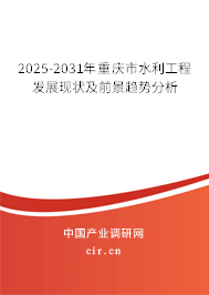 2025-2031年重慶市水利工程發(fā)展現(xiàn)狀及前景趨勢(shì)分析