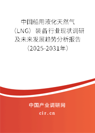 中國船用液化天然氣（LNG）裝備行業(yè)現(xiàn)狀調(diào)研及未來發(fā)展趨勢(shì)分析報(bào)告（2025-2031年）
