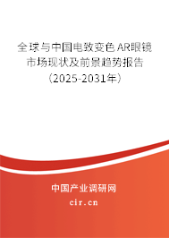 全球與中國電致變色AR眼鏡市場現(xiàn)狀及前景趨勢報告（2025-2031年）