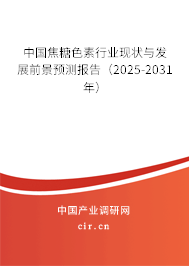 中國焦糖色素行業(yè)現(xiàn)狀與發(fā)展前景預(yù)測(cè)報(bào)告（2025-2031年）