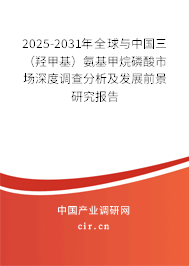 2025-2031年全球與中國三（羥甲基）氨基甲烷磷酸市場深度調(diào)查分析及發(fā)展前景研究報告