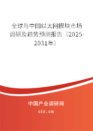 全球與中國(guó)以太網(wǎng)模塊市場(chǎng)調(diào)研及趨勢(shì)預(yù)測(cè)報(bào)告（2025-2031年）