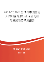 2024-2030年全球與中國重組人白細胞介素行業(yè)深度調研與發(fā)展趨勢預測報告