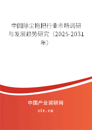 中國(guó)除塵拖把行業(yè)市場(chǎng)調(diào)研與發(fā)展趨勢(shì)研究（2025-2031年）
