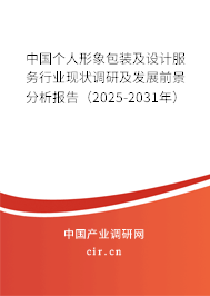 中國個人形象包裝及設(shè)計服務(wù)行業(yè)現(xiàn)狀調(diào)研及發(fā)展前景分析報告（2025-2031年）
