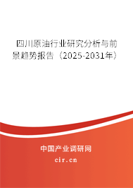 四川原油行業(yè)研究分析與前景趨勢報告（2025-2031年）