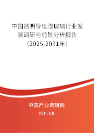 中國透明導電膜玻璃行業(yè)發(fā)展調(diào)研與前景分析報告（2025-2031年）