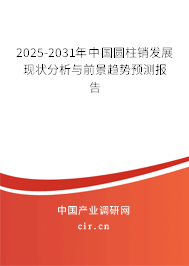2025-2031年中國圓柱銷發(fā)展現(xiàn)狀分析與前景趨勢預(yù)測報告
