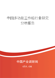 中國(guó)多功能工作船行業(yè)研究分析報(bào)告
