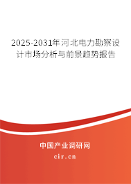 2025-2031年河北電力勘察設(shè)計(jì)市場(chǎng)分析與前景趨勢(shì)報(bào)告