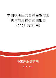 中國(guó)核級(jí)壓力變送器發(fā)展現(xiàn)狀與前景趨勢(shì)預(yù)測(cè)報(bào)告（2025-2031年）