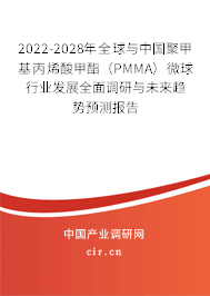 2022-2028年全球與中國聚甲基丙烯酸甲酯（PMMA）微球行業(yè)發(fā)展全面調(diào)研與未來趨勢預測報告