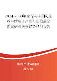 2024-2030年全球與中國可生物降解電子產品行業(yè)發(fā)展全面調研與未來趨勢預測報告