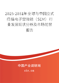 2025-2031年全球與中國(guó)立式掃描電子顯微鏡（SEM）行業(yè)發(fā)展現(xiàn)狀分析及市場(chǎng)前景報(bào)告