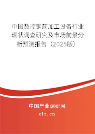 中國數(shù)控鋼筋加工設(shè)備行業(yè)現(xiàn)狀調(diào)查研究及市場前景分析預(yù)測報告（2025版）