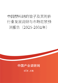 中國塑料制的管子及其附件行業(yè)發(fā)展調(diào)研與市場前景預測報告（2025-2031年）
