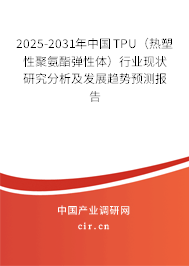 2025-2031年中國(guó)TPU（熱塑性聚氨酯彈性體）行業(yè)現(xiàn)狀研究分析及發(fā)展趨勢(shì)預(yù)測(cè)報(bào)告