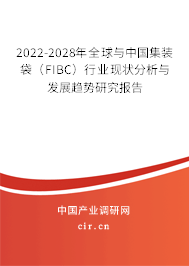 2022-2028年全球與中國集裝袋（FIBC）行業(yè)現(xiàn)狀分析與發(fā)展趨勢(shì)研究報(bào)告