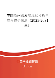中國(guó)晶閘管發(fā)展現(xiàn)狀分析與前景趨勢(shì)預(yù)測(cè)（2025-2031年）