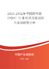2025-2031年中國(guó)聚甲醛（POM）行業(yè)現(xiàn)狀深度調(diào)研與發(fā)展趨勢(shì)分析