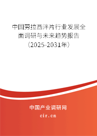 中國勞拉西泮片行業(yè)發(fā)展全面調研與未來趨勢報告（2025-2031年）