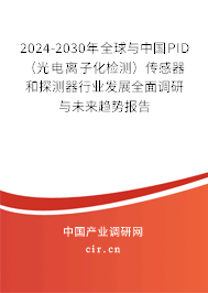 2024-2030年全球與中國(guó)PID（光電離子化檢測(cè)）傳感器和探測(cè)器行業(yè)發(fā)展全面調(diào)研與未來(lái)趨勢(shì)報(bào)告