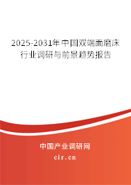 2024-2030年中國雙端面磨床行業(yè)調(diào)研與前景趨勢報(bào)告