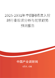 2025-2031年中國網(wǎng)絡(luò)準(zhǔn)入控制行業(yè)現(xiàn)狀分析與前景趨勢預(yù)測報告