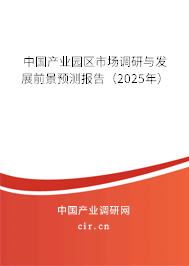 中國(guó)產(chǎn)業(yè)園區(qū)市場(chǎng)調(diào)研與發(fā)展前景預(yù)測(cè)報(bào)告（2025年）