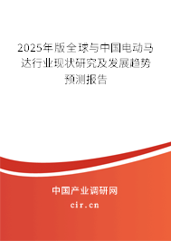 2025年版全球與中國電動馬達行業(yè)現(xiàn)狀研究及發(fā)展趨勢預測報告