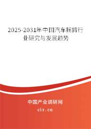 2025-2031年中國(guó)汽車搖臂行業(yè)研究與發(fā)展趨勢(shì)
