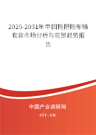 2025-2031年中國拖把拖布桶套裝市場分析與前景趨勢報告