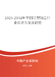 2025-2031年中國注塑加工行業(yè)現(xiàn)狀與發(fā)展趨勢