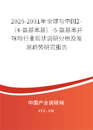 2025-2031年全球與中國(guó)2-（4-氨基苯基）-5-氨基苯并咪唑行業(yè)現(xiàn)狀調(diào)研分析及發(fā)展趨勢(shì)研究報(bào)告