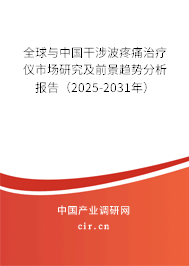 全球與中國干涉波疼痛治療儀市場研究及前景趨勢分析報告（2025-2031年）