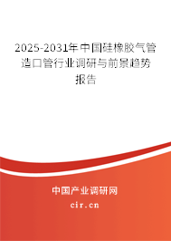 2025-2031年中國硅橡膠氣管造口管行業(yè)調(diào)研與前景趨勢報告
