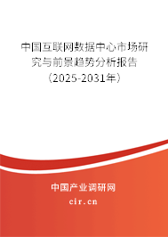 中國(guó)互聯(lián)網(wǎng)數(shù)據(jù)中心市場(chǎng)研究與前景趨勢(shì)分析報(bào)告（2025-2031年）