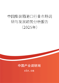 中國集裝箱港口行業(yè)市場調(diào)研與發(fā)展趨勢分析報(bào)告（2025年）