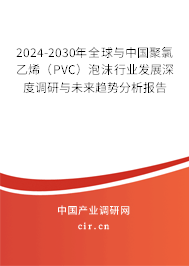 2024-2030年全球與中國(guó)聚氯乙烯（PVC）泡沫行業(yè)發(fā)展深度調(diào)研與未來(lái)趨勢(shì)分析報(bào)告