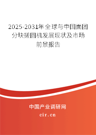 2025-2031年全球與中國面團(tuán)分塊搓圓機(jī)發(fā)展現(xiàn)狀及市場前景報告