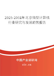 2025-2031年北京微型計算機行業(yè)研究與發(fā)展趨勢報告