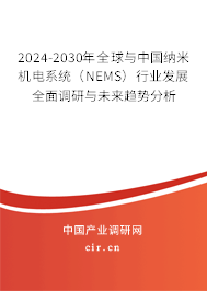 2024-2030年全球與中國(guó)納米機(jī)電系統(tǒng)（NEMS）行業(yè)發(fā)展全面調(diào)研與未來(lái)趨勢(shì)分析