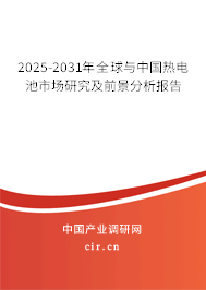 2025-2031年全球與中國熱電池市場研究及前景分析報(bào)告