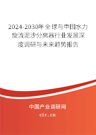 2024-2030年全球與中國水力旋流泥沙分離器行業(yè)發(fā)展深度調(diào)研與未來趨勢報告