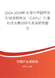 2024-2030年全球與中國中央空域管理單元（CAMU）行業(yè)現(xiàn)狀全面調(diào)研與發(fā)展趨勢報告