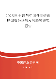 2025年全球與中國(guó)多晶硅市場(chǎng)調(diào)查分析與發(fā)展趨勢(shì)研究報(bào)告